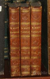 Walter Scott, Waverley 1830 3 volumetti