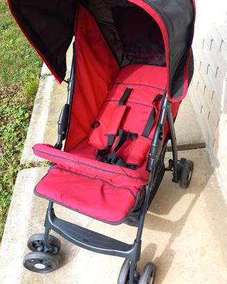 Passeggino hauck rosso scuro (tipo magenta)