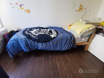 Letto singolo IKEA Neiden + Doghe + Materasso