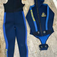 Cressi Muta Sub Sub Uomo Blue Medium Large 52 IV