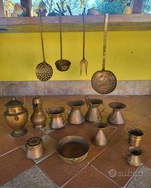 oggettistica da cucina antiquariato in rame