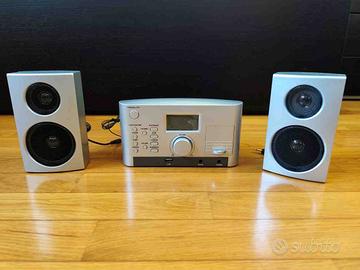 Ministereo con casse / Lettore MP3 / Radiosveglia