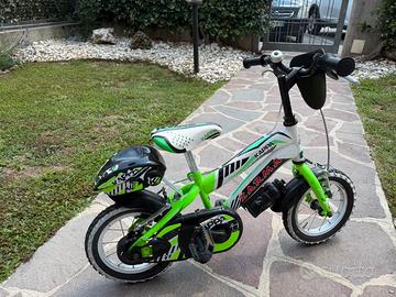 Bici Bambino  3 / 4 anni + rotelline
