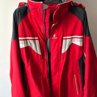 Completo sci biting taglia 48 rosso e nero