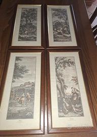 n4 stampe -4 stagioni numerate tasgutti