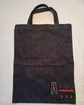 Borsa PRADA Shopper Jeans Denim 2016