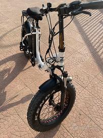 Bicicletta Fat Bike pieghevole Z TECH 89 E white