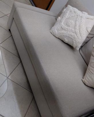 DIVANO LETTO AD ANGOLO CON CONTENITORE