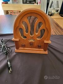 Radio da tavolo Vintage Style in legno