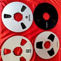 4 Bobine metallo Revox Sony Maxell...