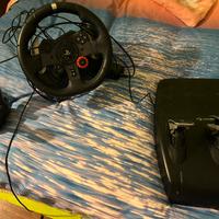 Volante logitech g29 e cambio ad H PS4-3