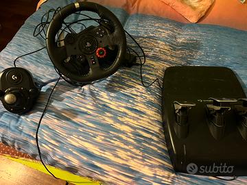 Volante logitech g29 e cambio ad H PS4-3