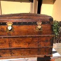 baule bombato rivestito