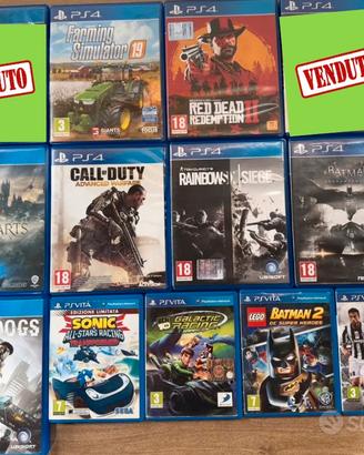 🎮 giochi PS4 e PS Vita – tutti funzionanti 🎮