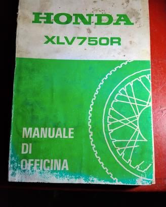 Manuale  officina originale Honda xlv 750 r 