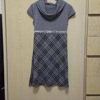 Abito corto scozzese manica corta