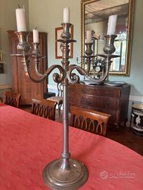 COPPIA CANDELABRI ARGENTONE