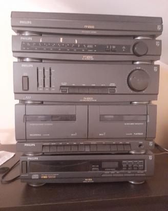 radio philips per videocassette cassette e dischi 