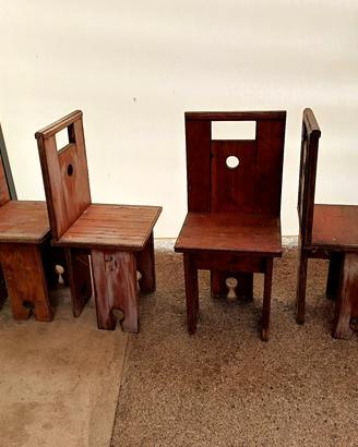 4 sedie vintage 