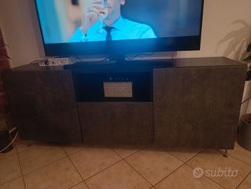 Mobile tv grigio e nero BESTÄ Ikea