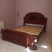 Letto stile inglese in mogano anni 80