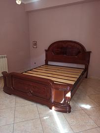 Letto stile inglese in mogano anni 80