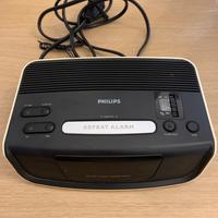 philips fm mw clock radio aj3121