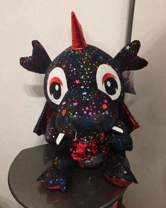 Peluche Drago Galassia con paillettes 
