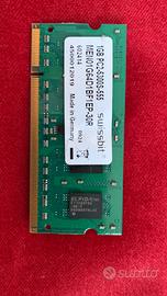 Memoria Ram 1gb pc2 5300S-555