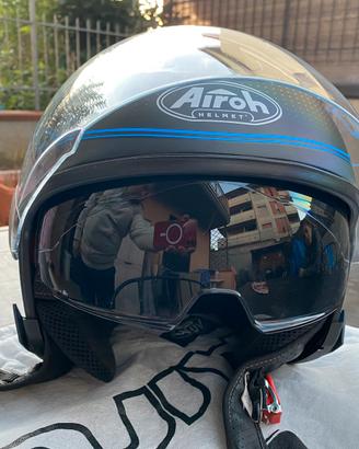 Casco jet Airoh helios