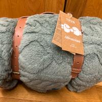 Thun coperta morbida verde abbracciami nuova