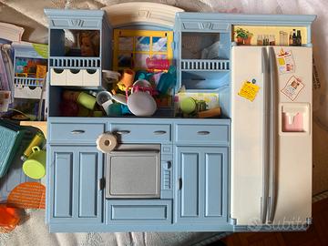Barbie Cucina + Camper + Fiat 500