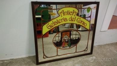 Specchio pubblicitario antica gelateria del corso