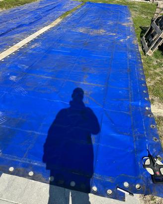 TELO TELONE IN PVC RINFORZATO CON OCCHIELLI