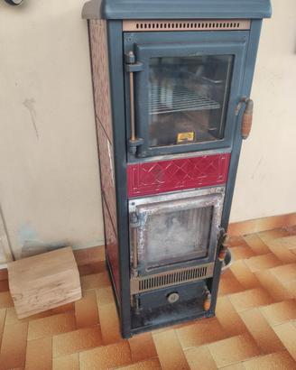 stufa a legna con forno