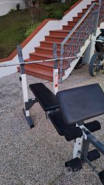 Panca per pesi - palestra multifunzione 