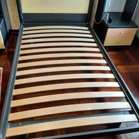 Letto da 1 piazza e mezza, con rete e materasso