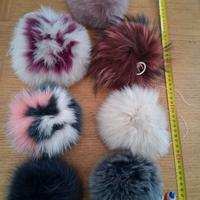  7 pom pom vera pellicia 