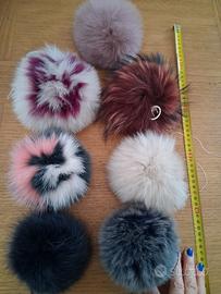  7 pom pom vera pellicia 