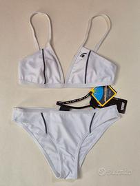 NUOVO: Jaked bikini costume due pezzi  bianco tg S