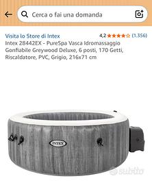 Spa idromassaggio intex purespa - pari al nuovo