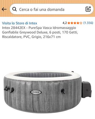 Spa idromassaggio intex purespa - pari al nuovo