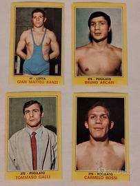 Rare figurine Panini 1970/71 lotta e pugilato 