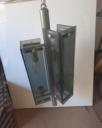 Lampadario Veca vintage tipo Fontana arte