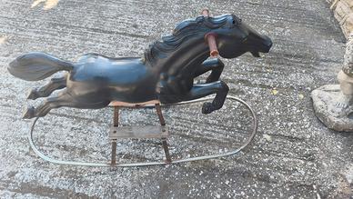cavallo a dondolo vintage 