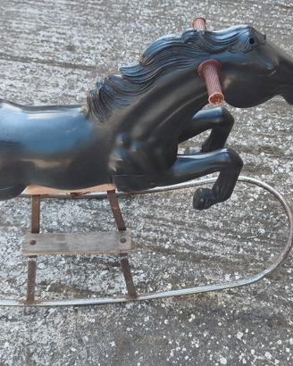 cavallo a dondolo vintage 