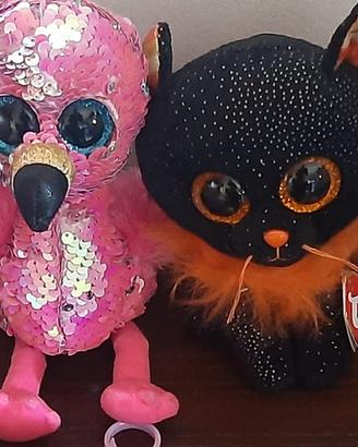 Lotto 4 Peluche Ty Beanie Boos Grandi