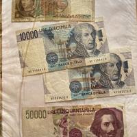 Collezione banconote Lire italiane antiche