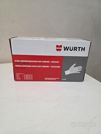 guanto monouso in nitrile grip comfort wurth
