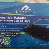 Decoder Mini Macwick PLUG-IN HDMI DVB-T2 H